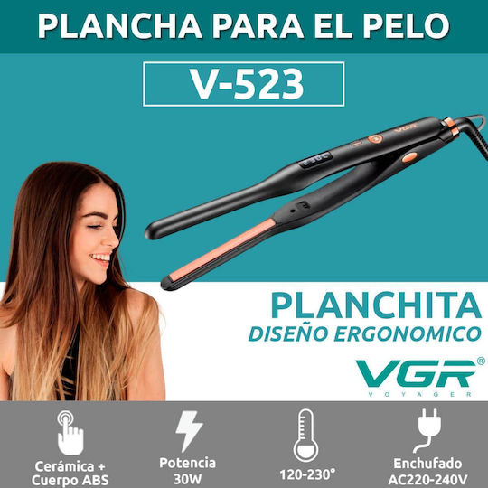 VGR V-523 Mini Presă de Îndreptat Părul cu Plăci Ceramice