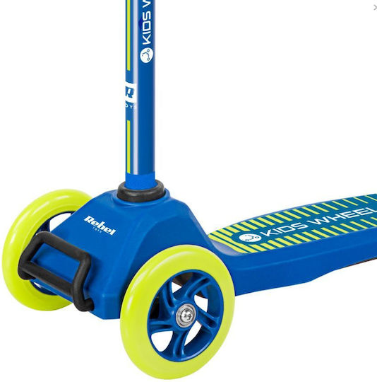 Patină Copii cu 3 Roți Galbenă