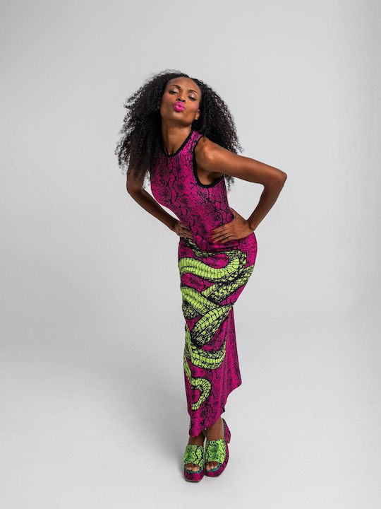 Summer Maxi Dress Snake
