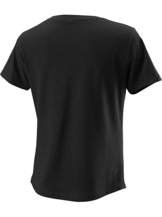 Wilson Tee Μπλούζα Μαύρη