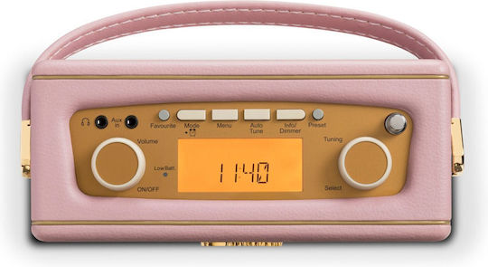 Roberts Revival Uno Portable Radio DAB+ with Bluetooth Dusky Pink