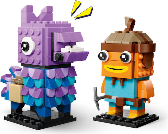 LEGO Brick Headz Fortnine Supply Llama & Fishstick Figures for Ages 10+ 300 Pieces