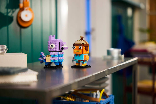 LEGO Brick Headz Fortnine Supply Llama & Fishstick Figures for Ages 10+ 300 Pieces