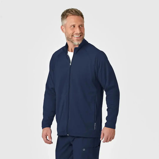WonderWink Male Medical Pants And Blouse Set Navy Blue