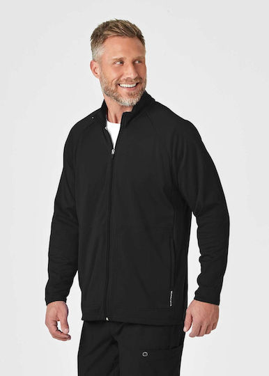 WonderWink Male Medical Pants And Blouse Set Black