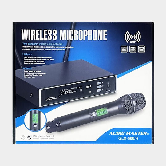 Audio Master GLX500-H Σετ Ασύρματο Δυναμικό Μικρόφωνο Χειρός