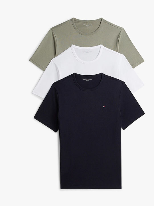 Men's Undershirts Short Sleeve Multicolour 3Pack