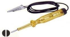 Voltage Tester Screwdriver Test Tool 6V-12V-24V with Measurement Range 6 - 12V