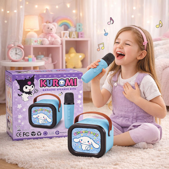 Ηχείο Karaoke με Ασύρματο Μικρόφωνο Cinnamoroll RZ5656 Μπλε