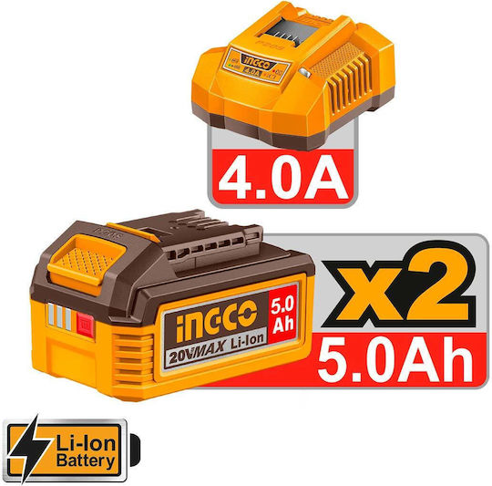 Ingco Κρουστικό Σκαπτικό Πιστολέτο Μπαταρίας Brushless 20V CRHLI202862E