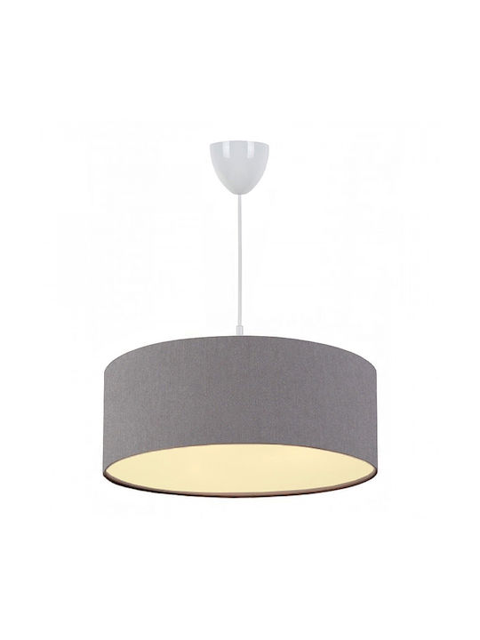 Megapap Monahan Pendant Light Gray with Socket E27 38x20x70cm