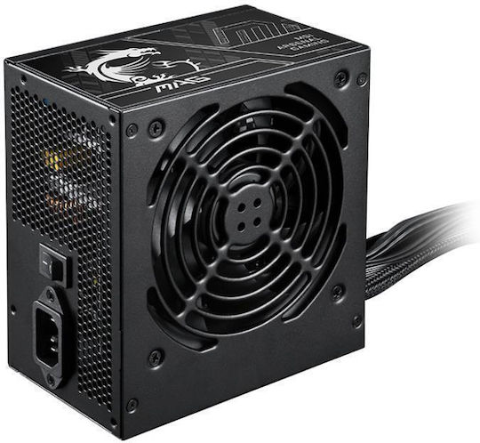 MSI MAG A650BN PCIE5 II 650W Μαύρο Τροφοδοτικό Υπολογιστή Full Wired 80 Plus Bronze