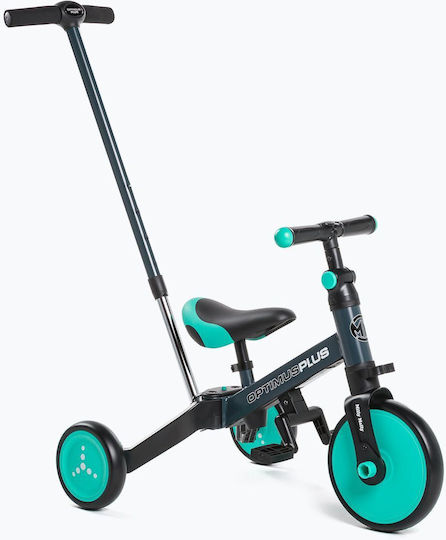 Milly Mally Optimus Plus Convertible with Parental Handle 4 in 1 for 12 Months Green