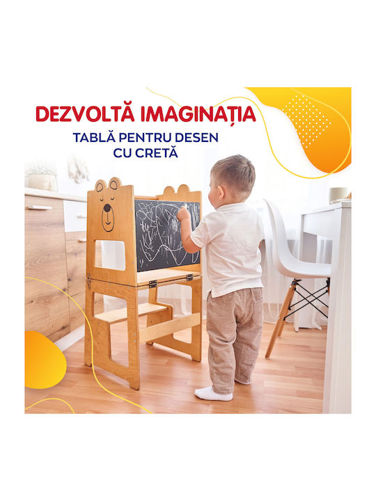 Măsuță Pentru Copii Din Lemn Bej BT-4-PLAY_05 Farnora Decor
