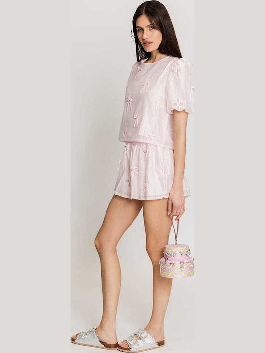 Damen-Shorts - Bermudas Set in Rosa
