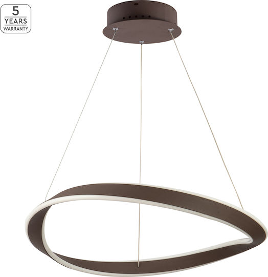 Home Lighting LED Κρεμαστό Φωτιστικό Καφέ 62x5εκ. Home Lighting LED Κρεμαστό Φωτιστικό Καφέ 62x5εκ.