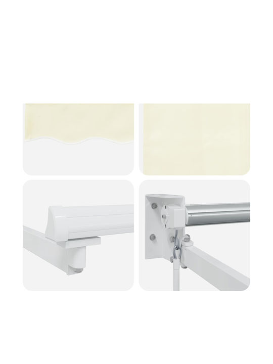 vidaXL Markise Terrasse Beige 3x2m