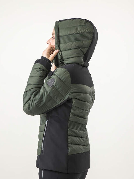 Head 824233 Damen Ski- und Snowboardjacke Grün