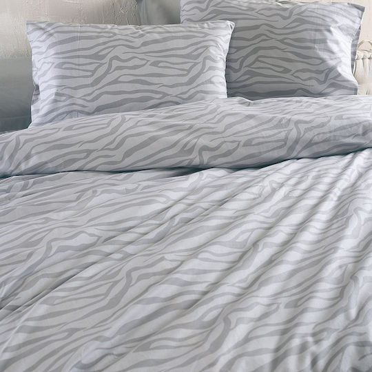 Rythmos Trisha Комплект Чаршафи King Size 260x280см Сив (4 броя)