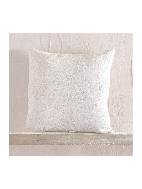 Rythmos Ivy Dreisitzer-Sofa Wurf 2 Seiten Jacquard 180x280cm Ecru