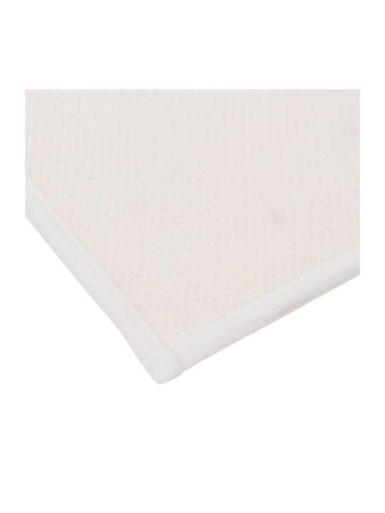 5Five Αντιολισθητικό Πατάκι Μπάνιου White-grey 90x50εκ.