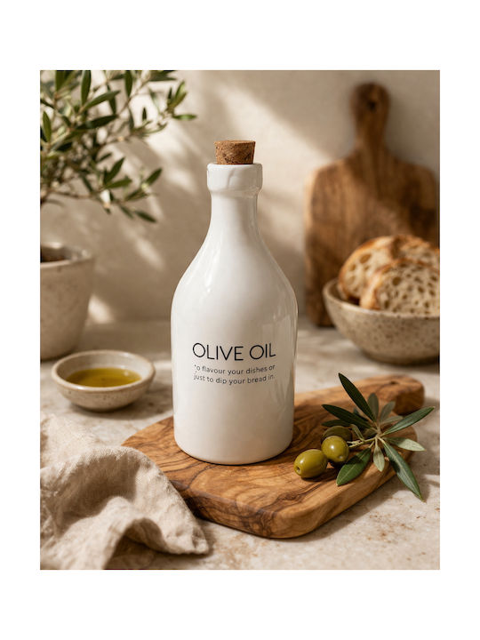 Ölkanne aus Porzellan mit Fluss 350ml
