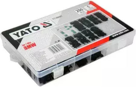 Yato Πλαστικά Κλιπ Αυτοκινήτου 290τμχ