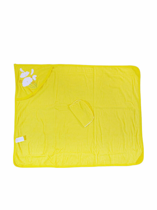 Pamuk Baby Baby-Badetuch mit Kapuzen 74x100cm