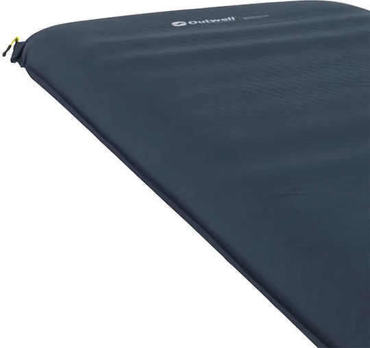 Outwell Self-Inflating Single Camping Sleeping Mat 195x63cm Thickness 10cm Blue