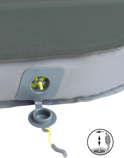 Outwell Αυτοφούσκωτο Διπλό Υπόστρωμα Camping Πάχους 7.5cm Πράσινο