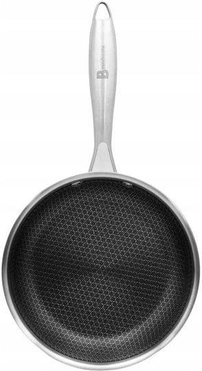 Brunbeste Pan from Steel with Lid with Non-Stick Coating 30cm