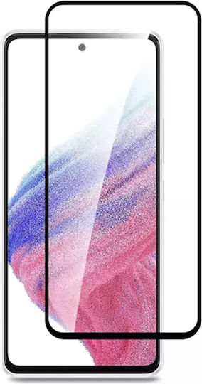 Ceramic Matte Full Cover Full Glue Tζαμάκι Προστασίας Οθόνης Samsung Galaxy A54 Μαύρο