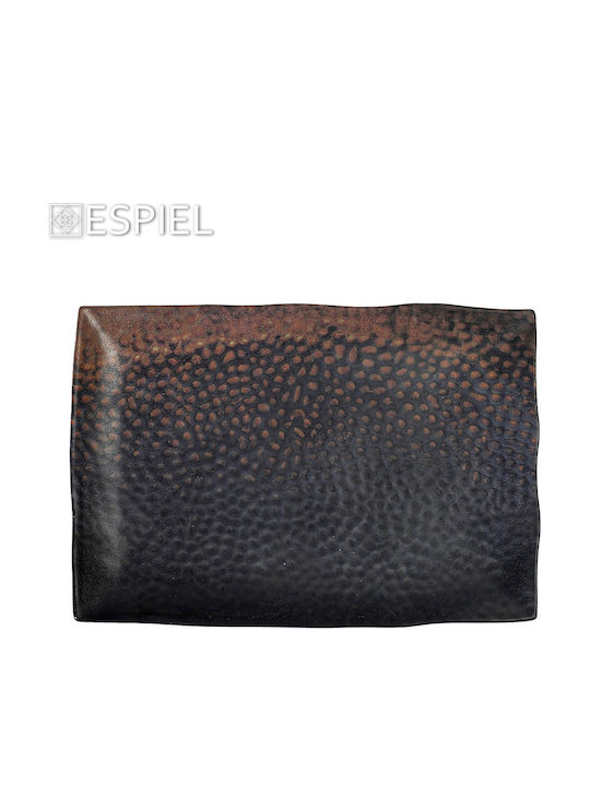 Espiel Sunset Melamine Πιατέλα Σερβιρίσματος Ορθογώνια Μελαμίνης Καφέ 37x26εκ.