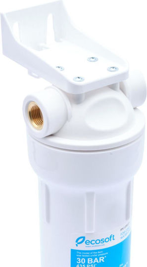 Ecosoft Fpv12peco Single Under Sink Water Filter System with Faucet & Replacement Filter 57-0005/CL