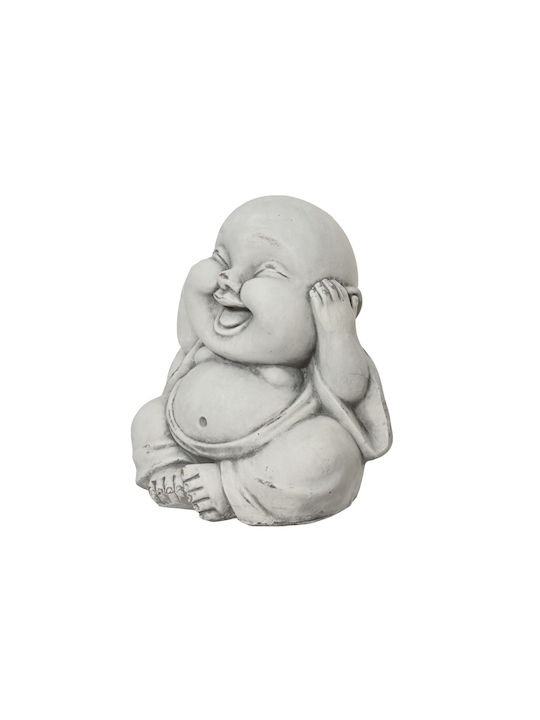 Kaemingk Decorative Buddha Figure Made of Stone 25.5x32.5x35cm