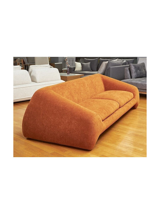 Olivo Three-Seater Couch Orange 110x100 cm