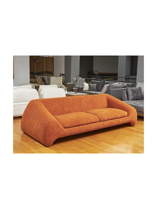 Olivo Three-Seater Couch Orange 110x100 cm