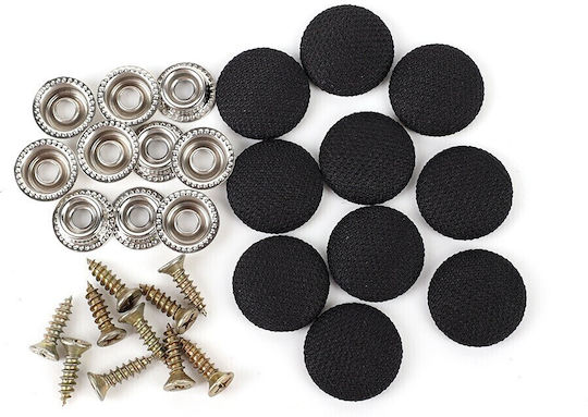 Set 12 Clips Car Ceiling Upholstery Repairs Color Black