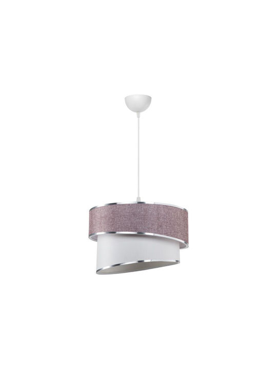 Pakketo Loopy Pendant Light Purple with Socket E27 30x30x18cm