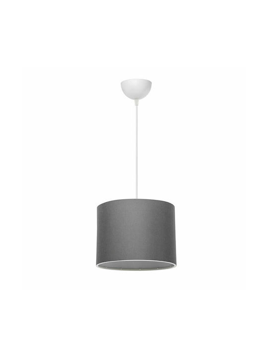 Pakketo PWL-1115 Pendant Light Gray with Socket E27 22x22x60cm
