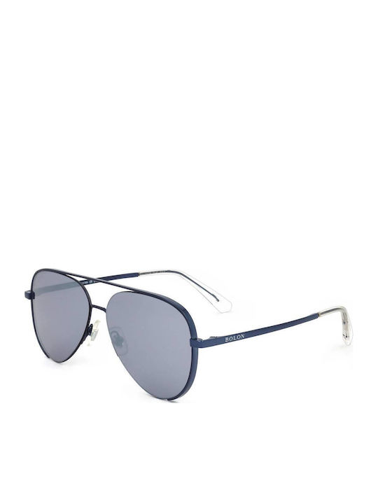 Bolon Unisex Γυαλιά Ηλίου με Μαύρο Σκελετό και Γκρι Φακό BK7002B70