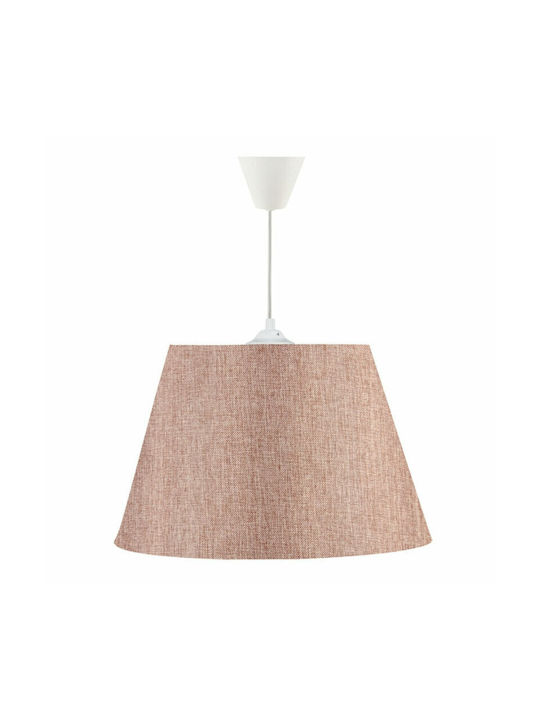 Megapap Elanor Pendant Light Pink with Socket E27 37x21x70cm