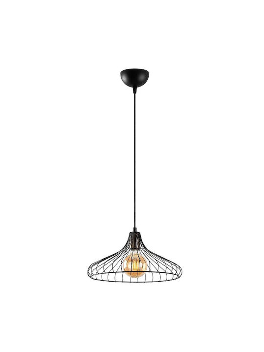 Opviq Depay Pendant Light Black with Socket E27 36x36x120cm