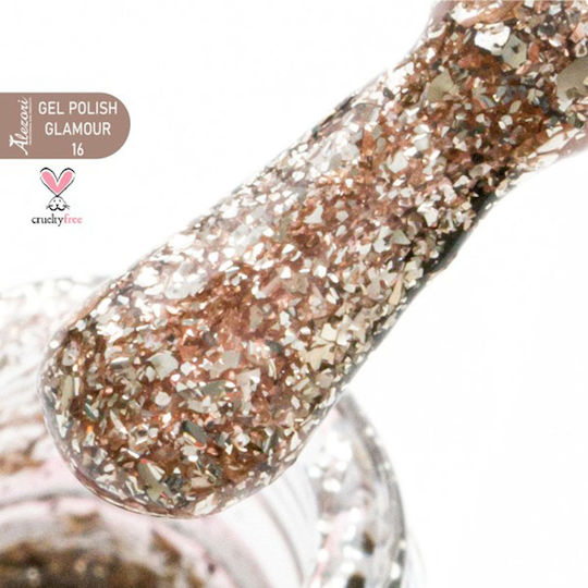 Alezori Semipermanent Lac de Unghii Glamour 16 002 15ml 1buc