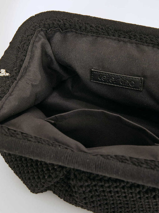 Celestino Women's Clutch Bag Woven Black