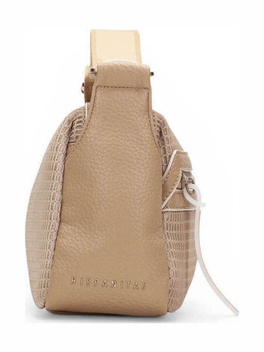 Fabric Women's Shoulder Bag Beige