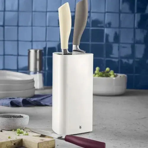 WMF Elements Joy Messer Set mit Sockel aus Rostfreiem Stahl 4 Stück