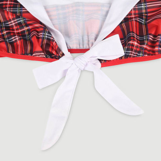 Sexy Costume Student College Style Cosplay Suit Plaid