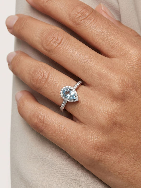 Women's White Gold 18K Ring