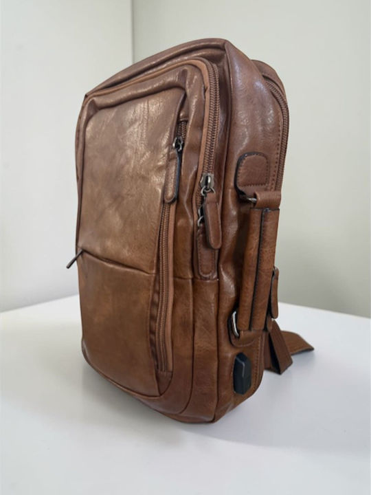 Paolo Bags Backpack Καφέ